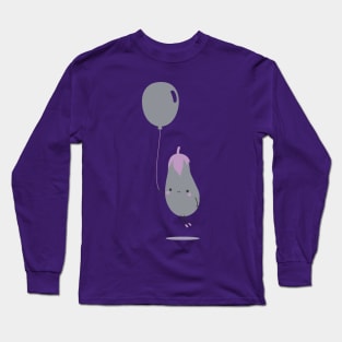 Happy aubergine Long Sleeve T-Shirt